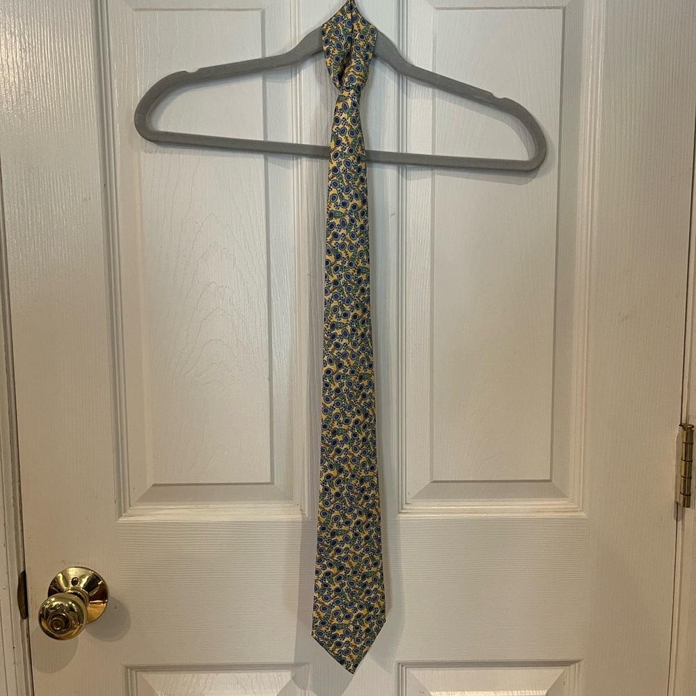 Hermes Men's Tie 100% Silk